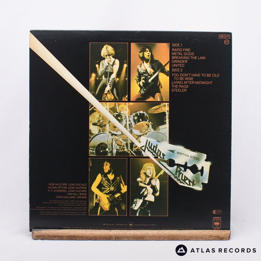 Judas Priest - British Steel - A2 B2 LP Vinyl Record - EX/NM