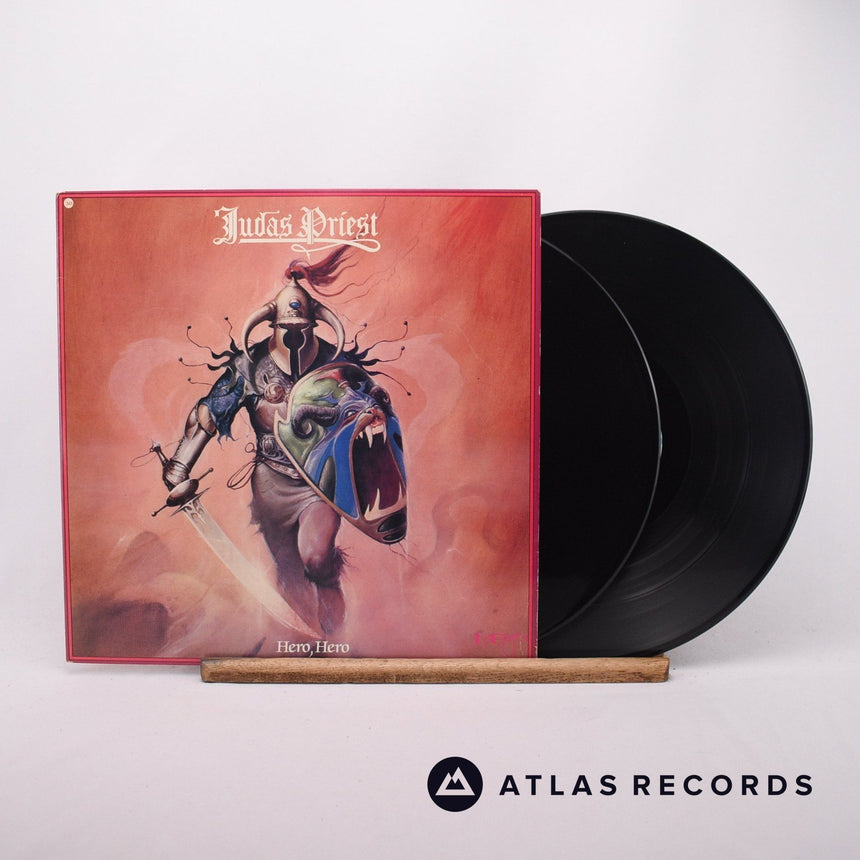 Judas Priest Hero, Hero 2 x LP Vinyl Record - Front Cover & Record