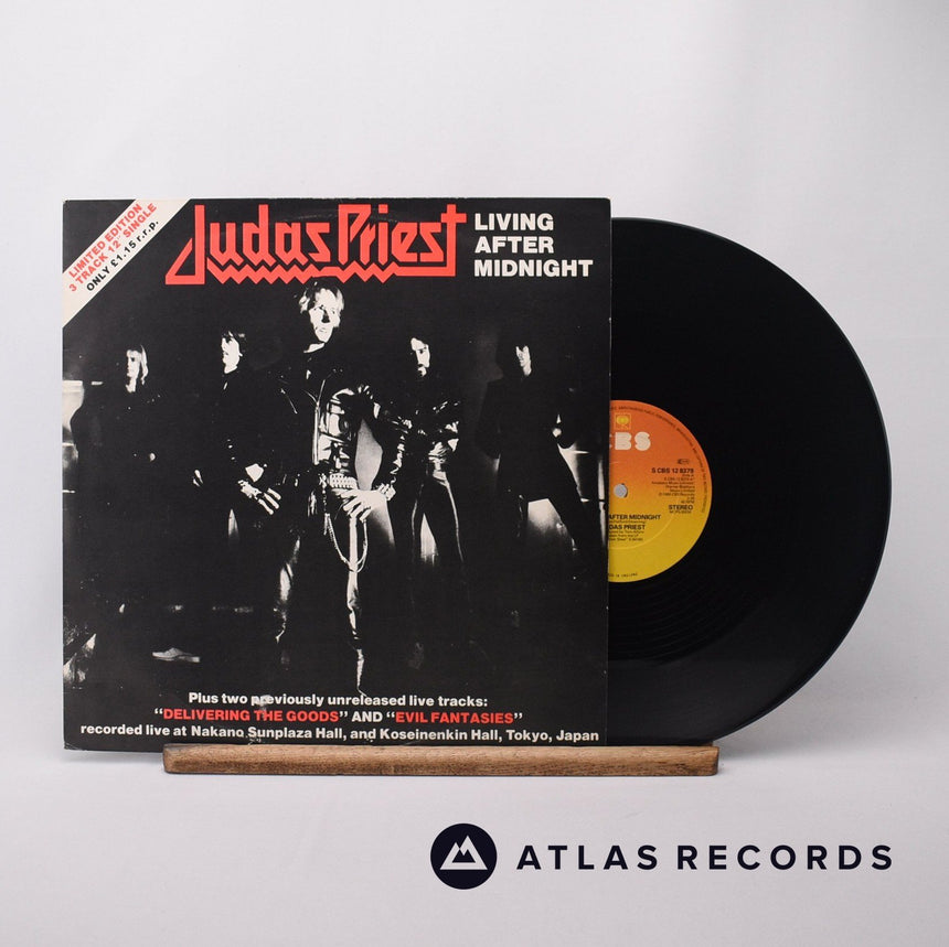 Judas Priest Living After Midnight 12" Vinyl Record - Front Cover & Record