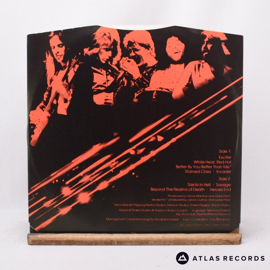 Judas Priest - Stained Class - Insert A-1 B-4 LP Vinyl Record - VG+/EX