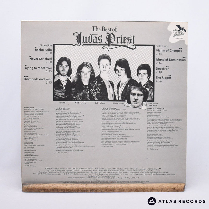 Judas Priest - The Best Of - Porky LP Vinyl Record - VG+/VG+
