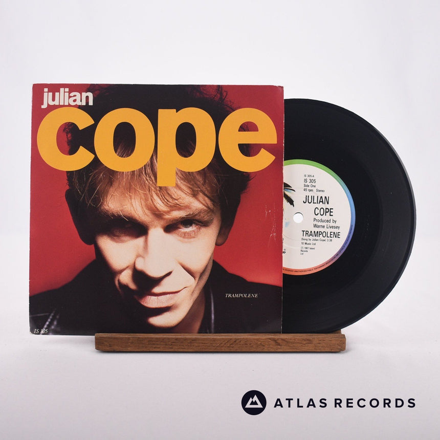 Julian Cope Trampolene 7" Vinyl Record - Front Cover & Record