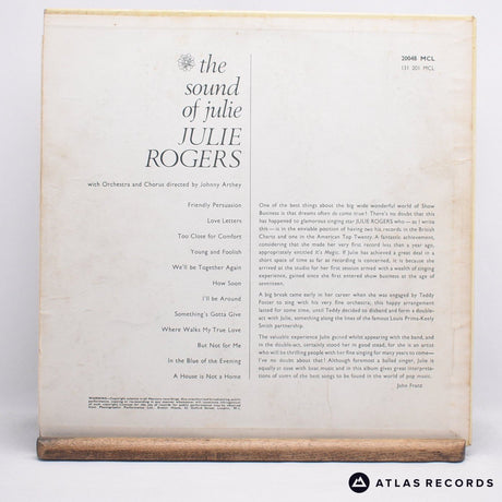 Julie Rogers - The Sound Of Julie - LP Vinyl Record - VG+/VG+