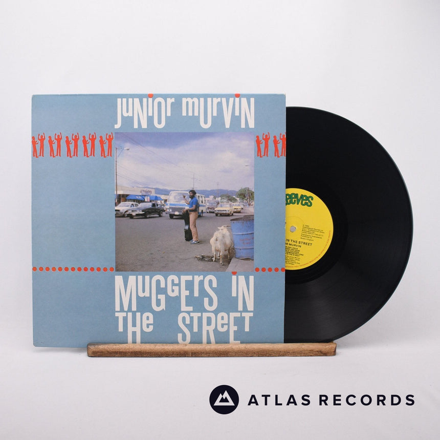 Junior Murvin Muggers In The Street LP Vinyl Record - Front Cover & Record