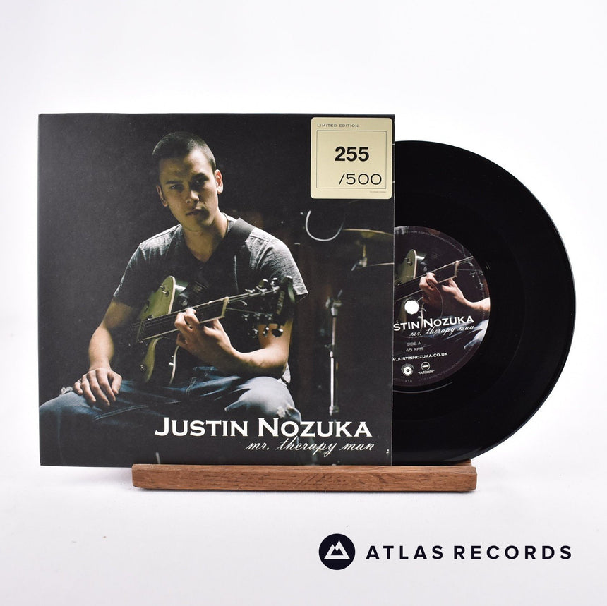 Justin Nozuka Mr. Therapy Man 7" Vinyl Record - Front Cover & Record