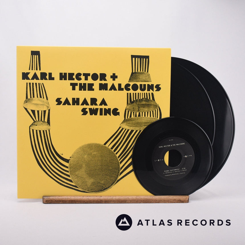 Karl Hector Sahara Swing 7" + Double LP Vinyl Record - Front Cover & Record