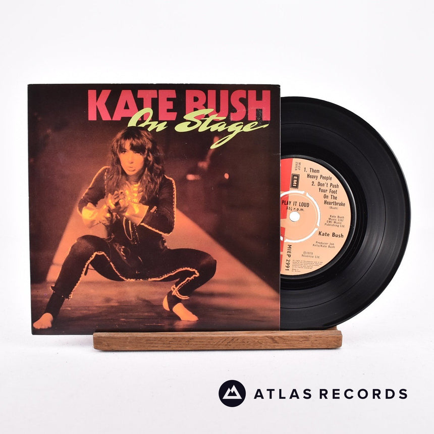 Kate Bush On Stage 7" Vinyl Record - Front Cover & Record