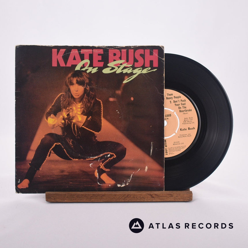 Kate Bush On Stage 7" Vinyl Record - Front Cover & Record