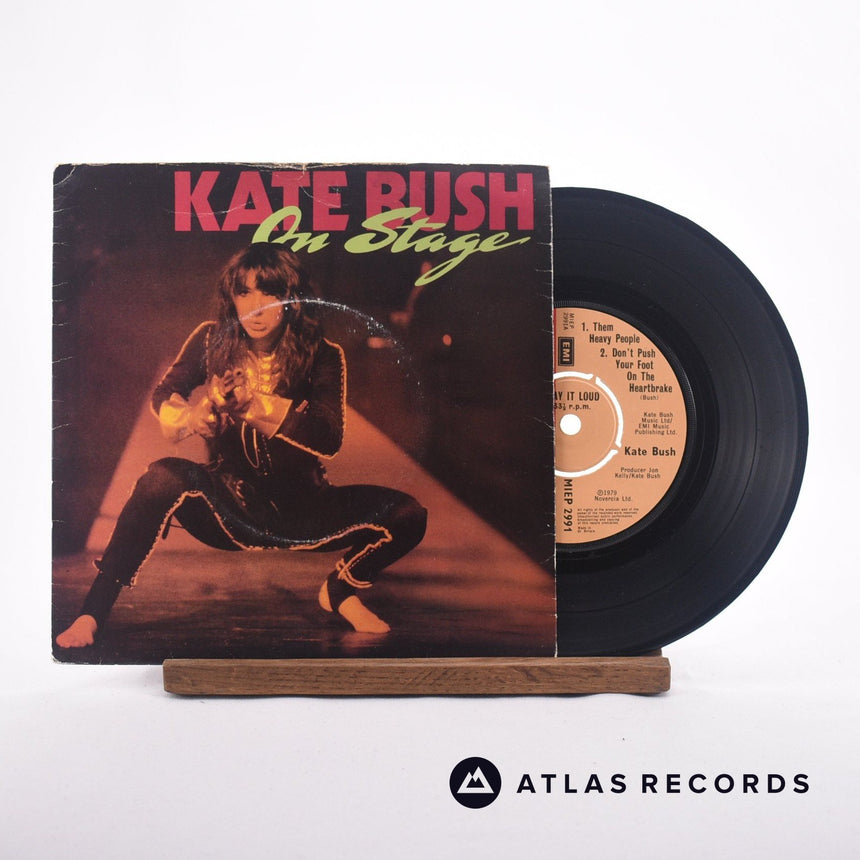 Kate Bush On Stage 7" Vinyl Record - Front Cover & Record