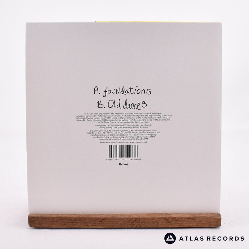Kate Nash - Foundations - Limited Edition Numbered 7" Vinyl Record - NM/NM