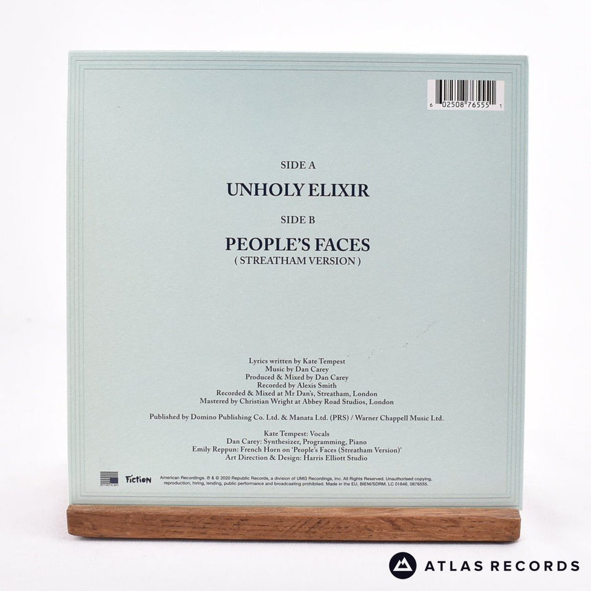 Kate Tempest - Unholy Elixir - 7" Vinyl Record - NM/NM