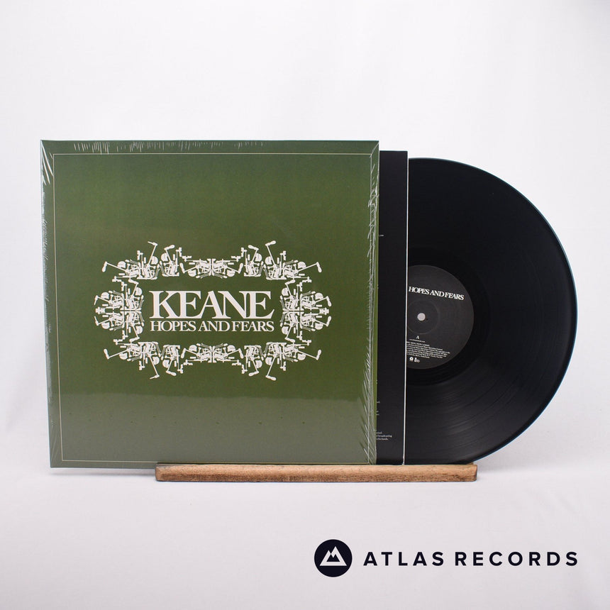 Keane Hopes And Fears LP Vinyl Record - Front Cover & Record