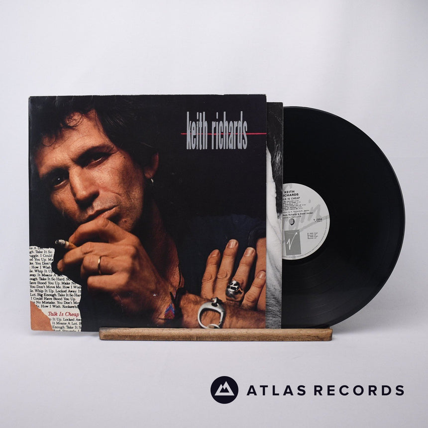 Keith Richards Talk Is Cheap LP Vinyl Record - Front Cover & Record