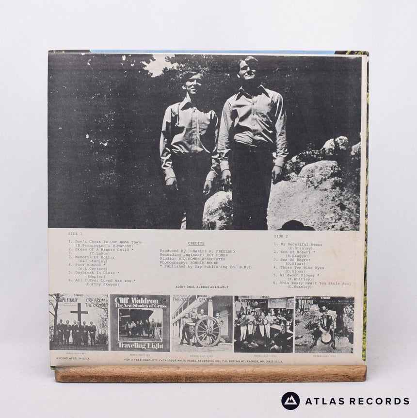 Keith Whitley - 2nd Generation Bluegrass - Us A B LP Vinyl Record - EX/VG+