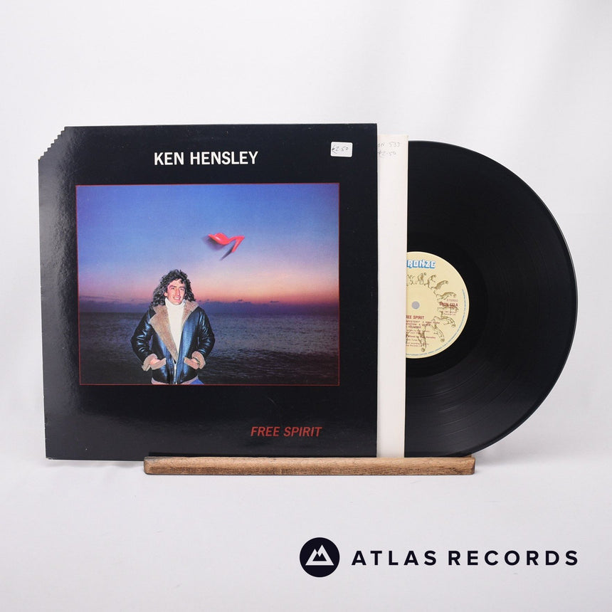 Ken Hensley Free Spirit LP Vinyl Record - Front Cover & Record