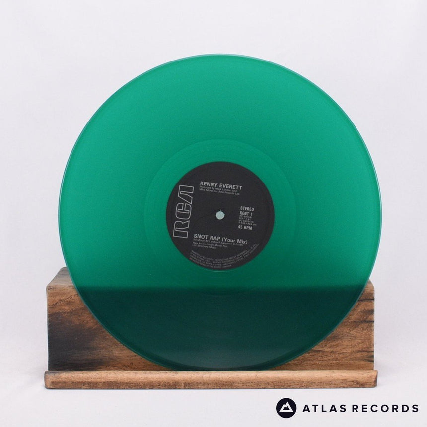 Kenny Everett - Snot Rap - Green Translucent 12" Vinyl Record - EX/EX