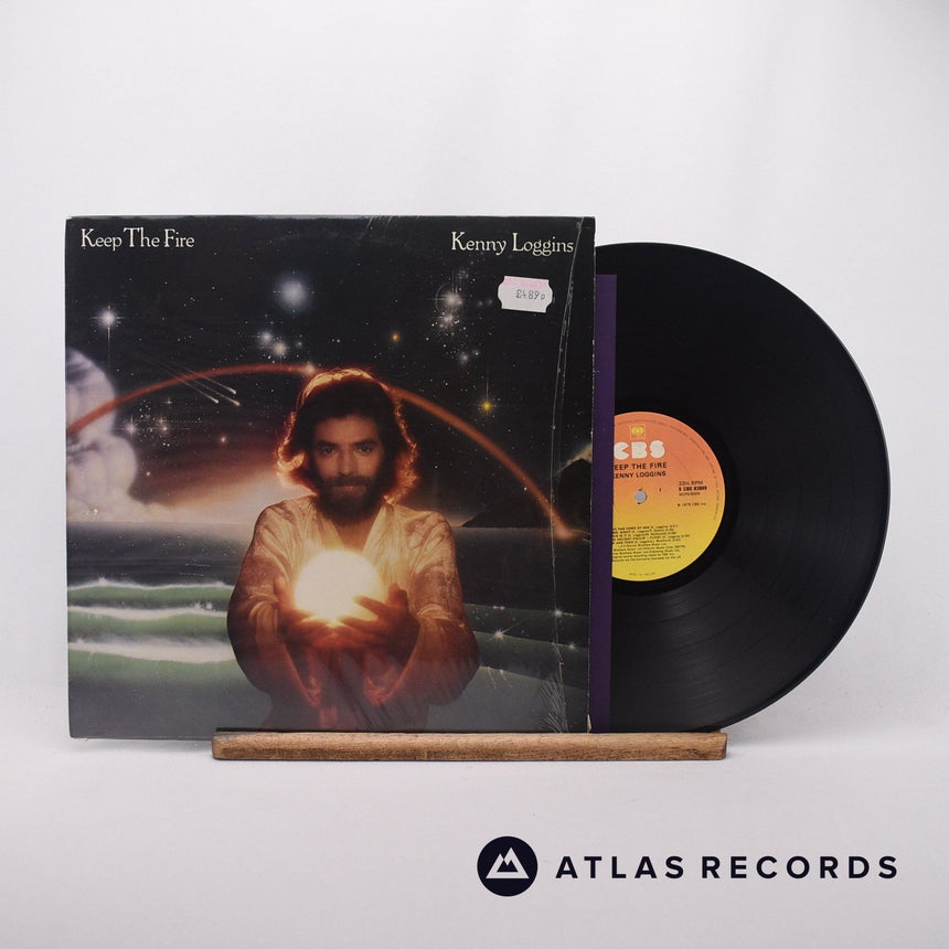 Kenny Loggins Keep The Fire LP Vinyl Record - Front Cover & Record