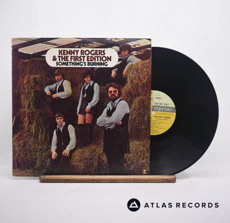 Kenny Rogers & The First Edition Something's Burning LP Vinyl Record - Front Cover & Record