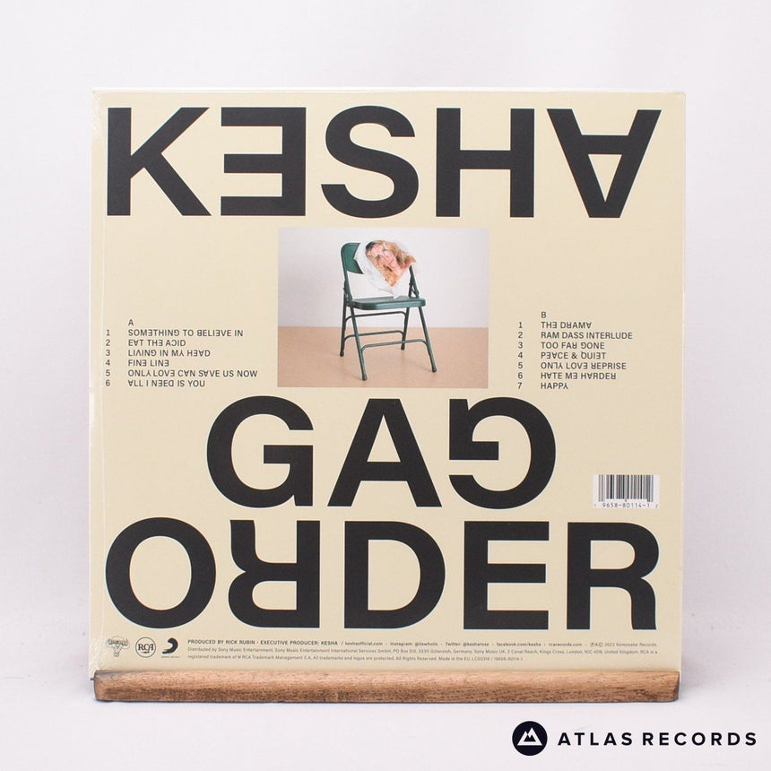 Kesha - Gag Order - Bone White Insert Sealed LP Vinyl Record - NEW