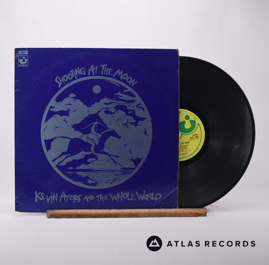 Kevin Ayers And The Whole World Shooting At The Moon LP Vinyl Record - Front Cover & Record