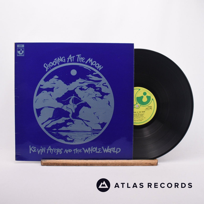 Kevin Ayers And The Whole World Shooting At The Moon LP Vinyl Record - Front Cover & Record