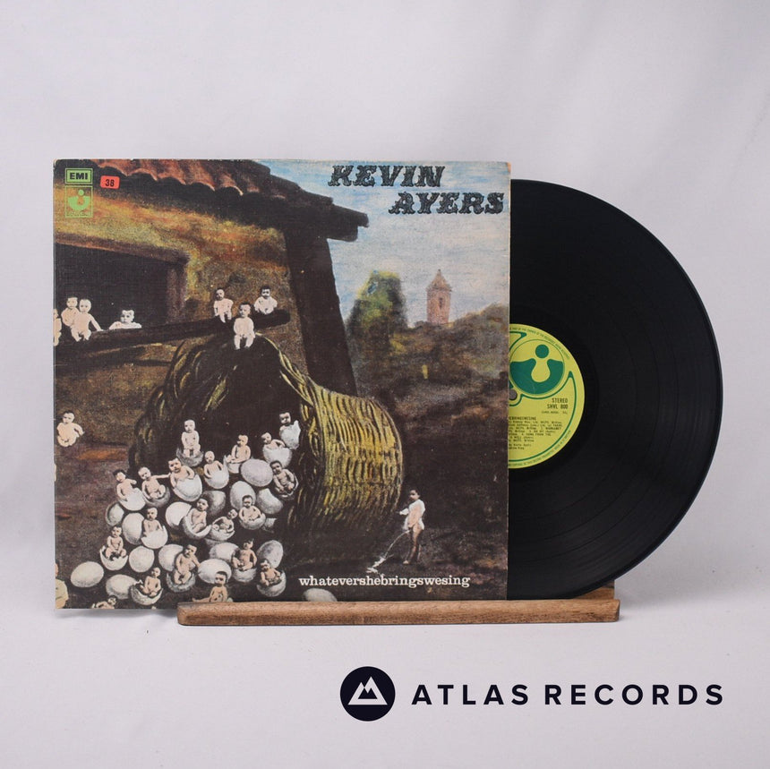 Kevin Ayers Whatevershebringswesing LP Vinyl Record - Front Cover & Record