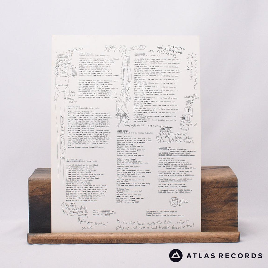 Killdozer - Snakeboy - Lyric Sheet LP Vinyl Record - EX/EX