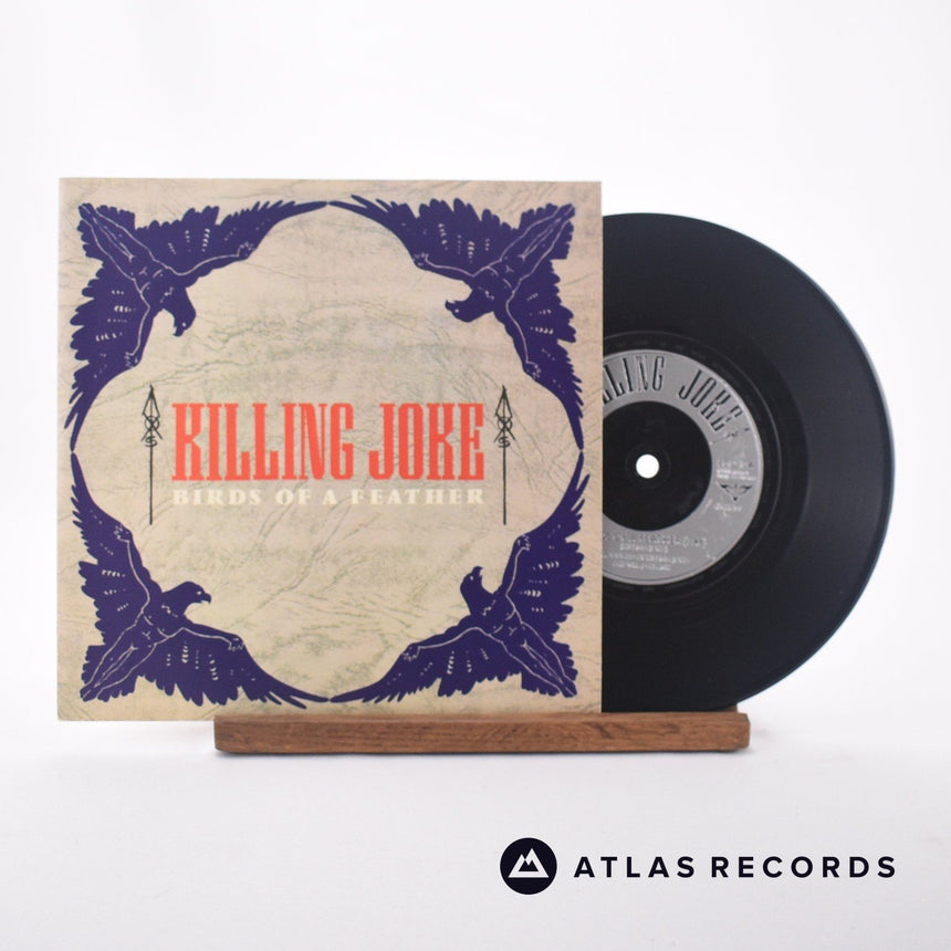 Killing Joke Birds Of A Feather 7" Vinyl Record - Front Cover & Record