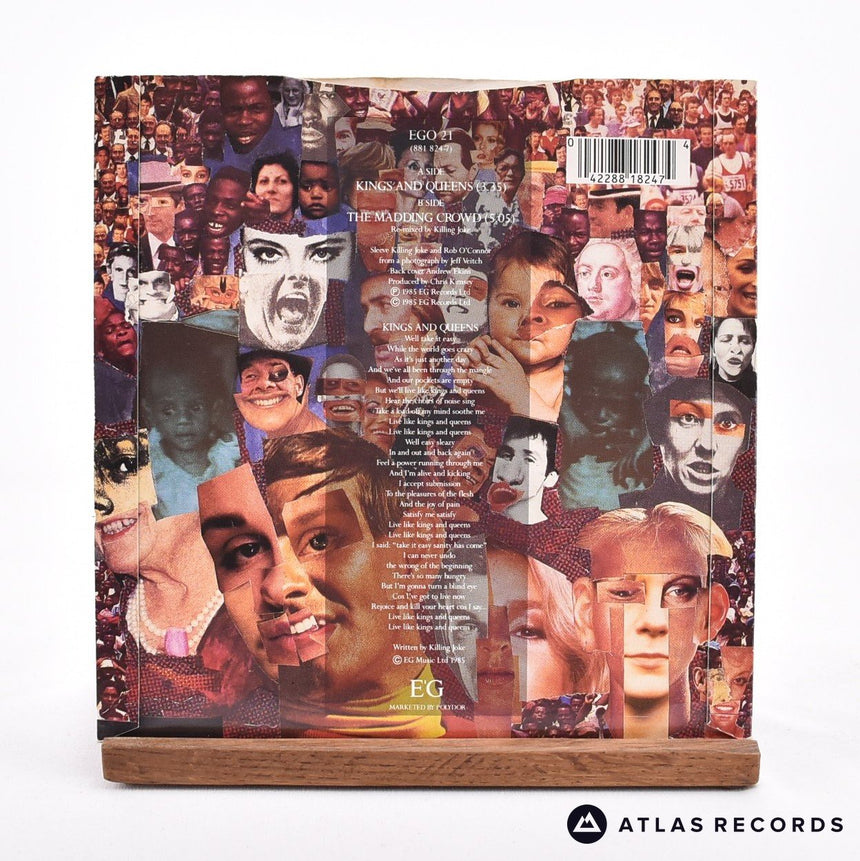 Killing Joke - Kings And Queens - 7" Vinyl Record - VG+/VG+