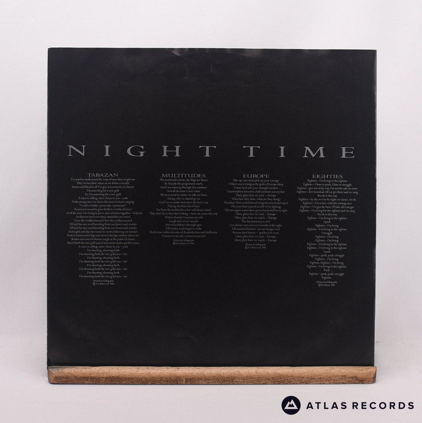 Killing Joke - Night Time - a//1 b//1 LP Vinyl Record - EX/EX