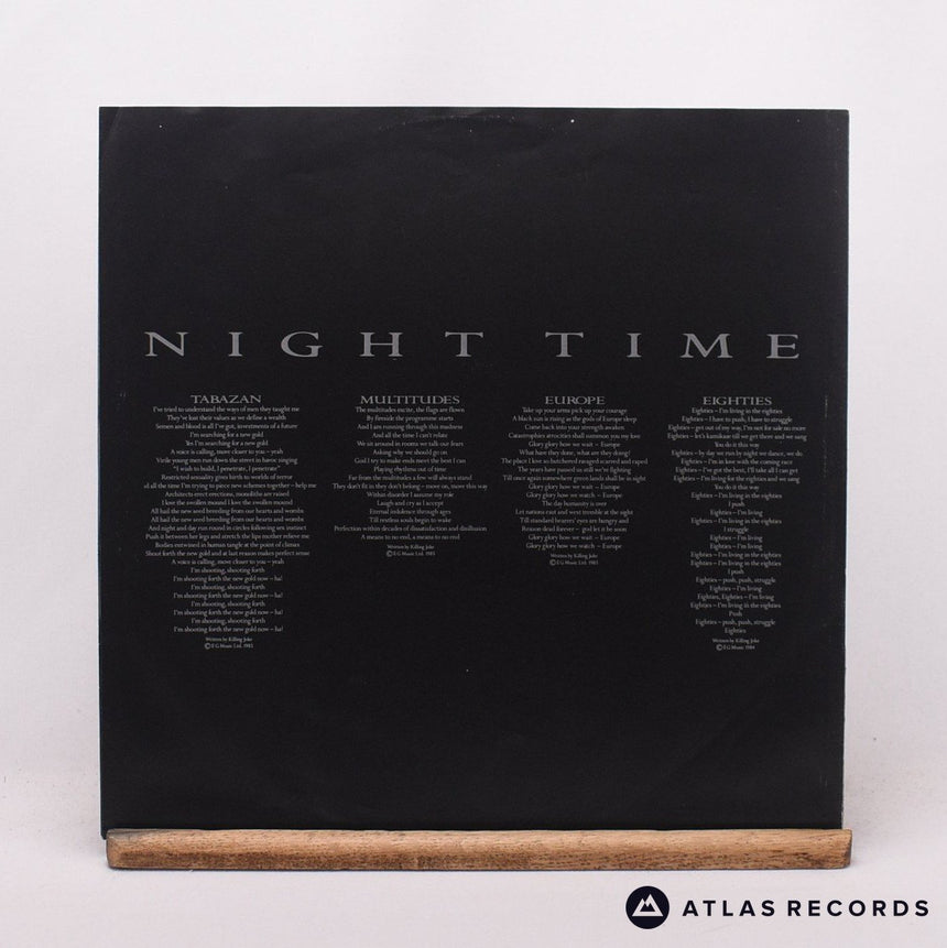 Killing Joke - Night Time - A//1 B//1 LP Vinyl Record - EX/EX