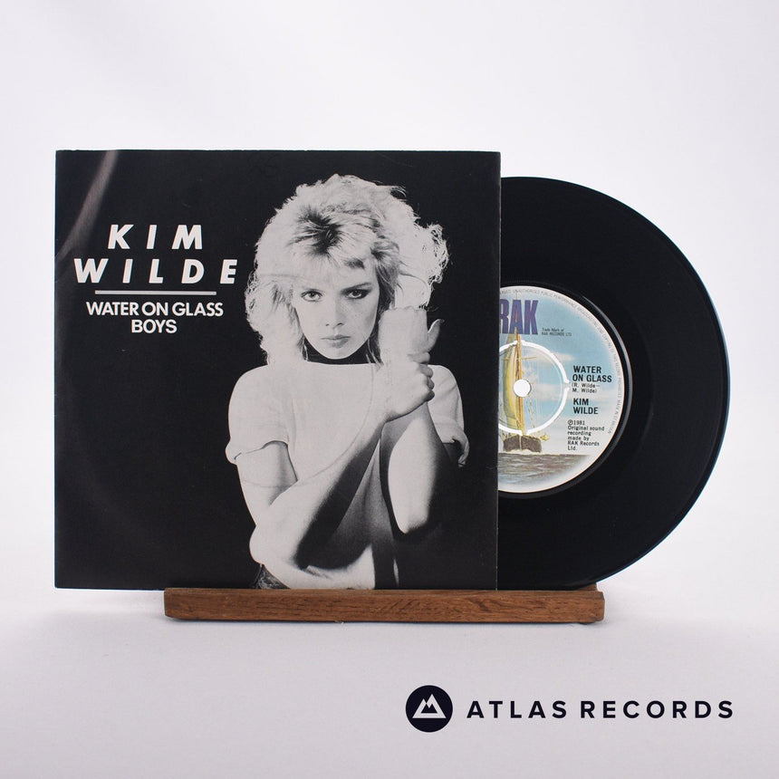 Kim Wilde Water On Glass 7" Vinyl Record - Front Cover & Record