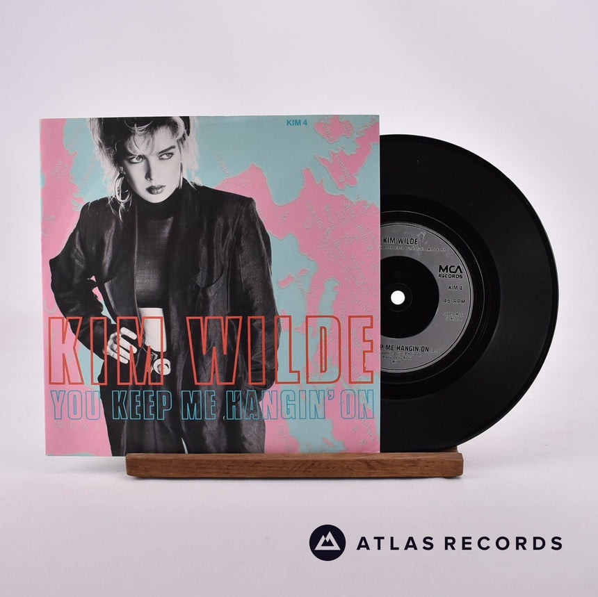 Kim Wilde You Keep Me Hangin' On 7" Vinyl Record - Front Cover & Record