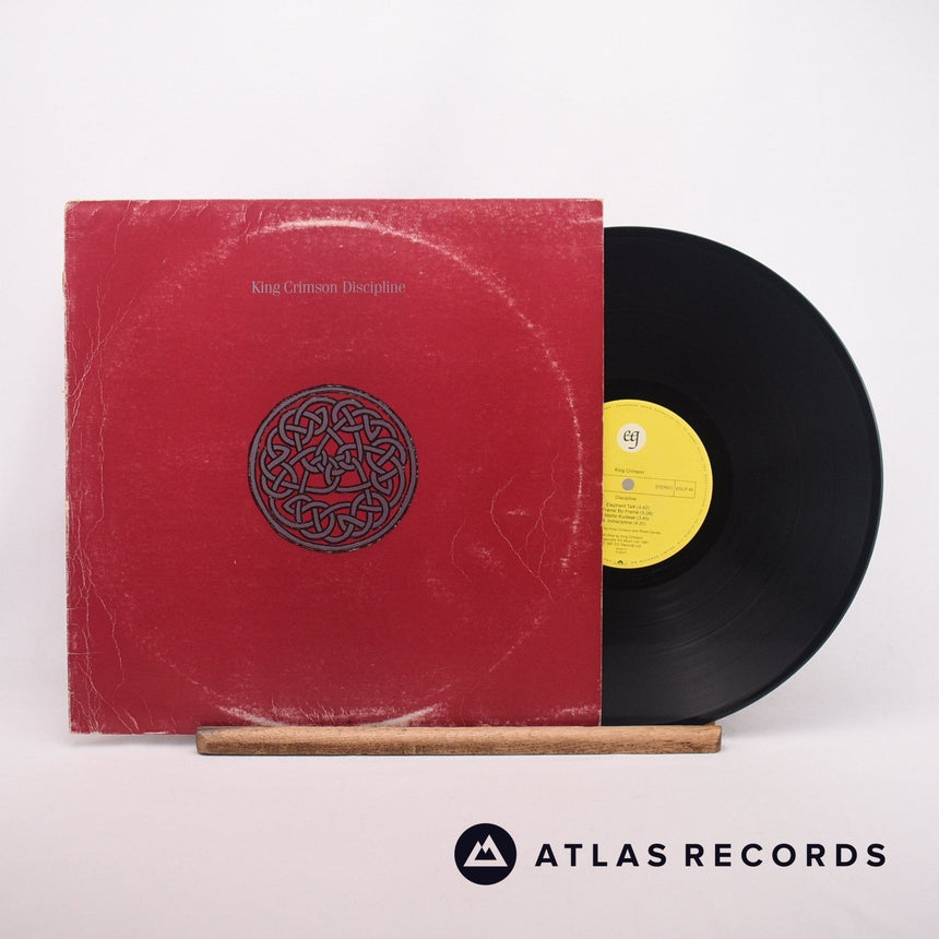 King Crimson Discipline LP Vinyl Record - Front Cover & Record