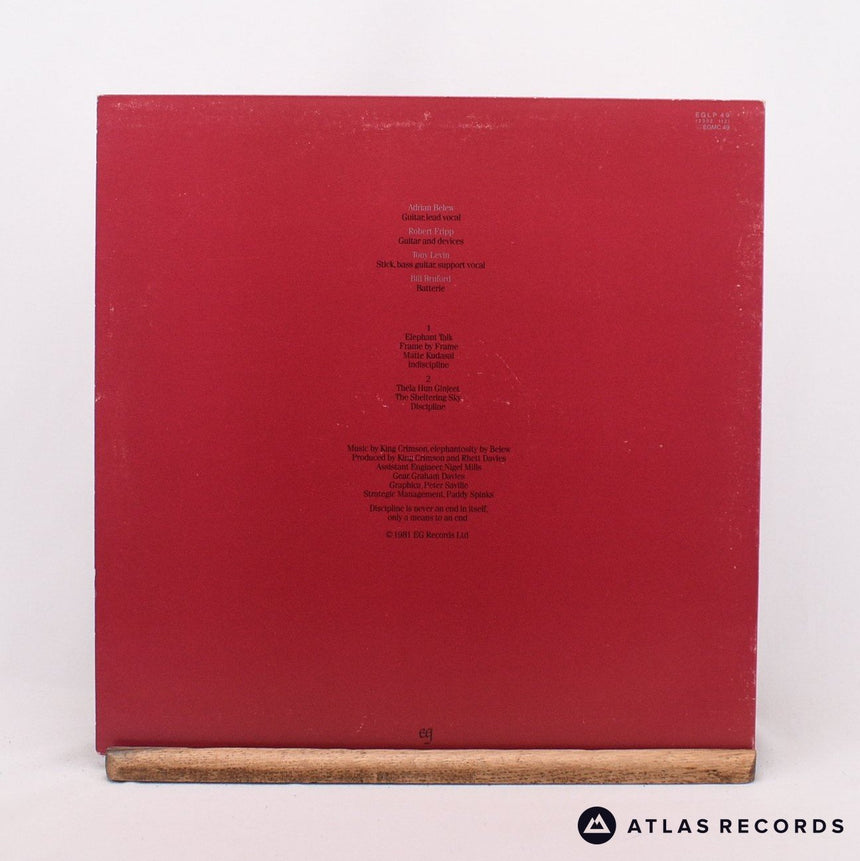 King Crimson - Discipline - A//1 B//2 LP Vinyl Record - VG+/EX