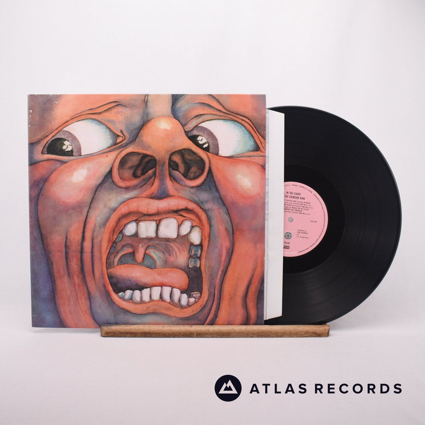 King Crimson In The Court Of The Crimson King LP Vinyl Record - Front Cover & Record