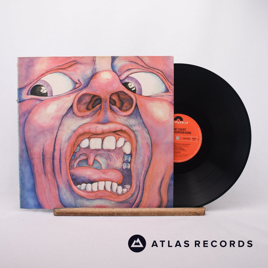 King Crimson In The Court Of The Crimson King LP Vinyl Record - Front Cover & Record