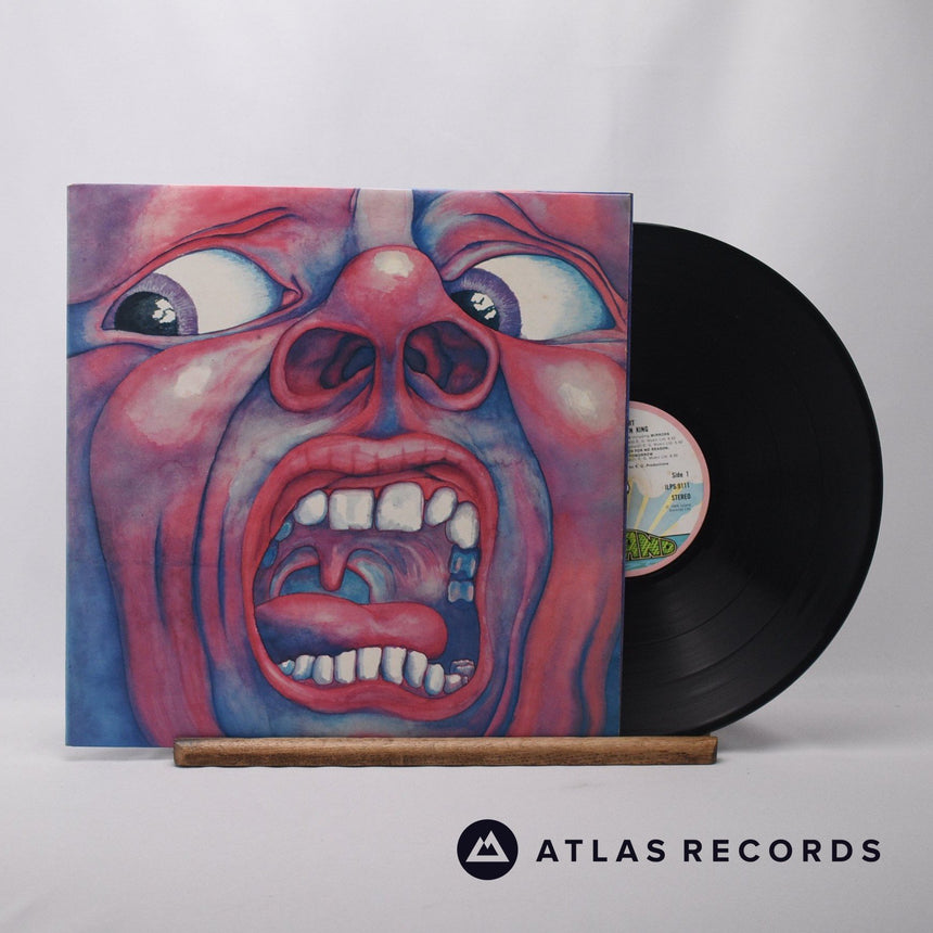King Crimson In The Court Of The Crimson King LP Vinyl Record - Front Cover & Record