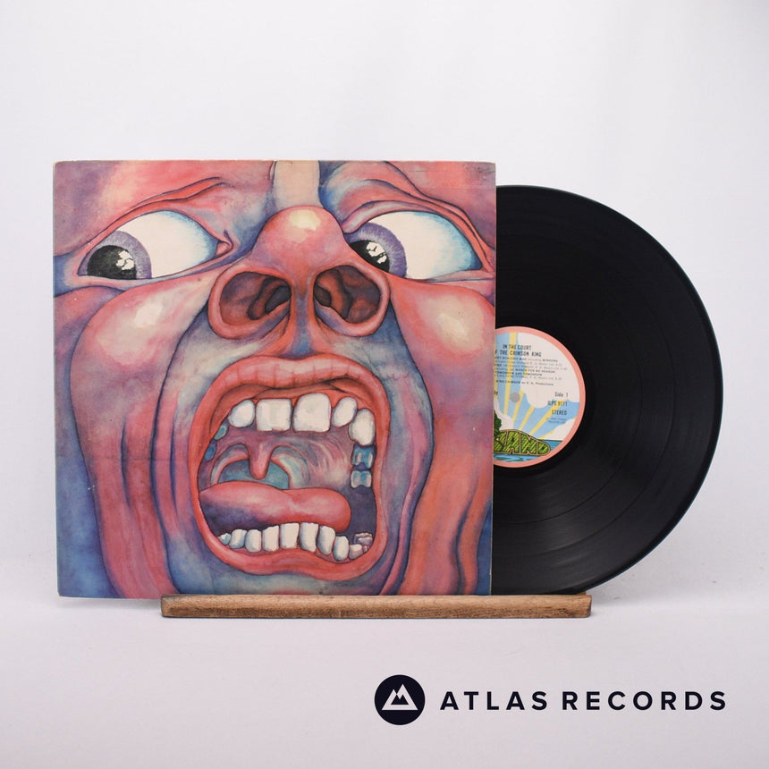 King Crimson In The Court Of The Crimson King LP Vinyl Record - Front Cover & Record