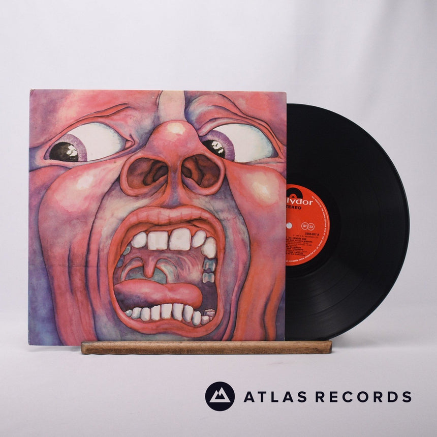 King Crimson In The Court Of The Crimson King LP Vinyl Record - Front Cover & Record