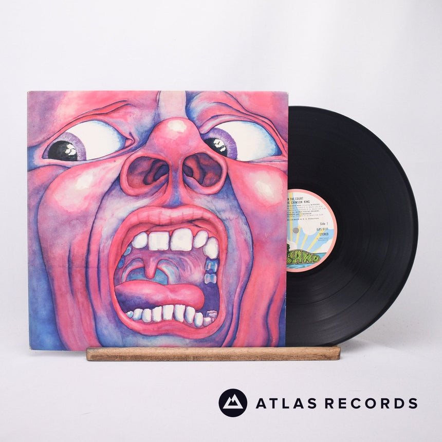 King Crimson In The Court Of The Crimson King LP Vinyl Record - Front Cover & Record
