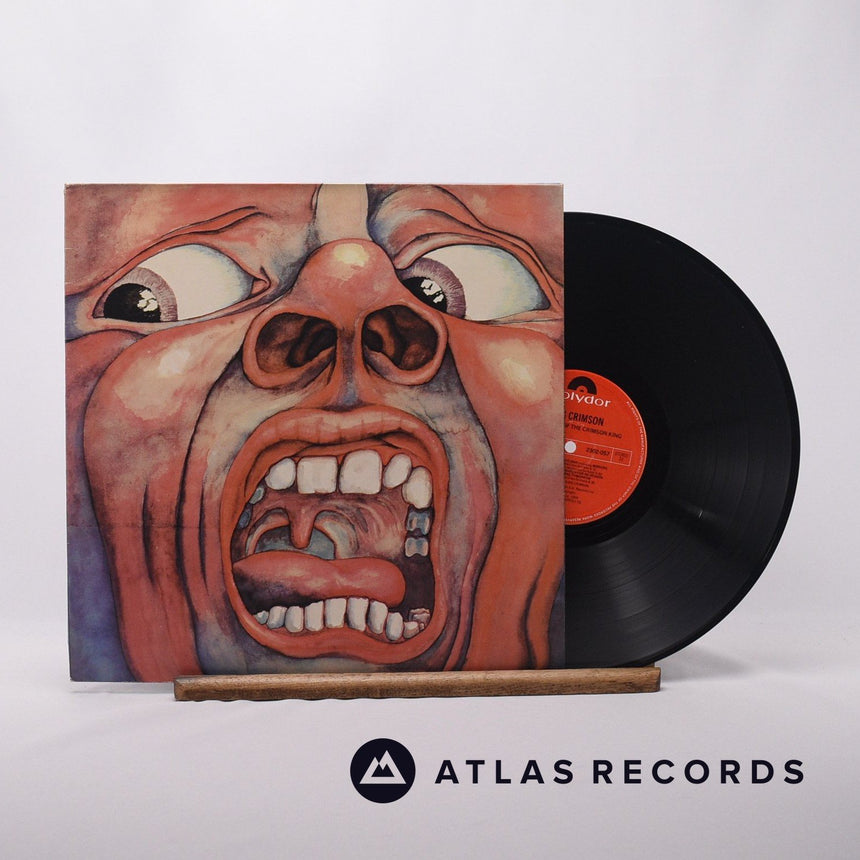 King Crimson In The Court Of The Crimson King LP Vinyl Record - Front Cover & Record