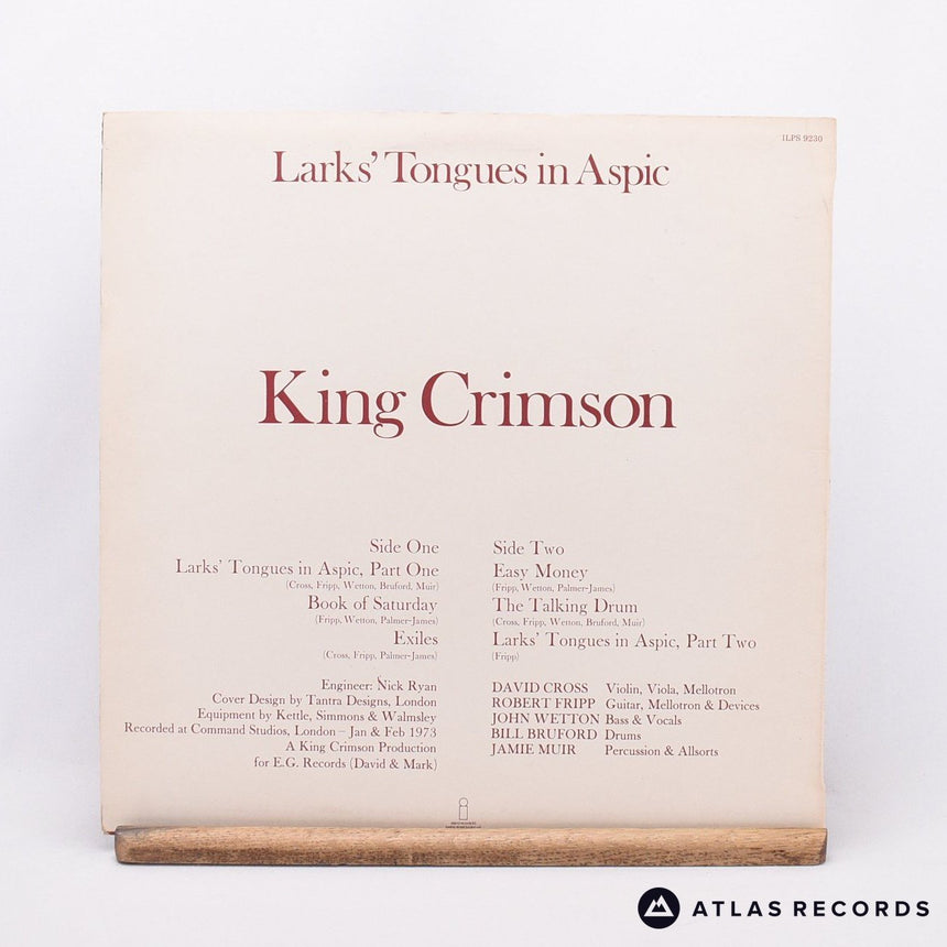 King Crimson - Larks' Tongues In Aspic - A-2U B-2U LP Vinyl Record - VG+/VG+