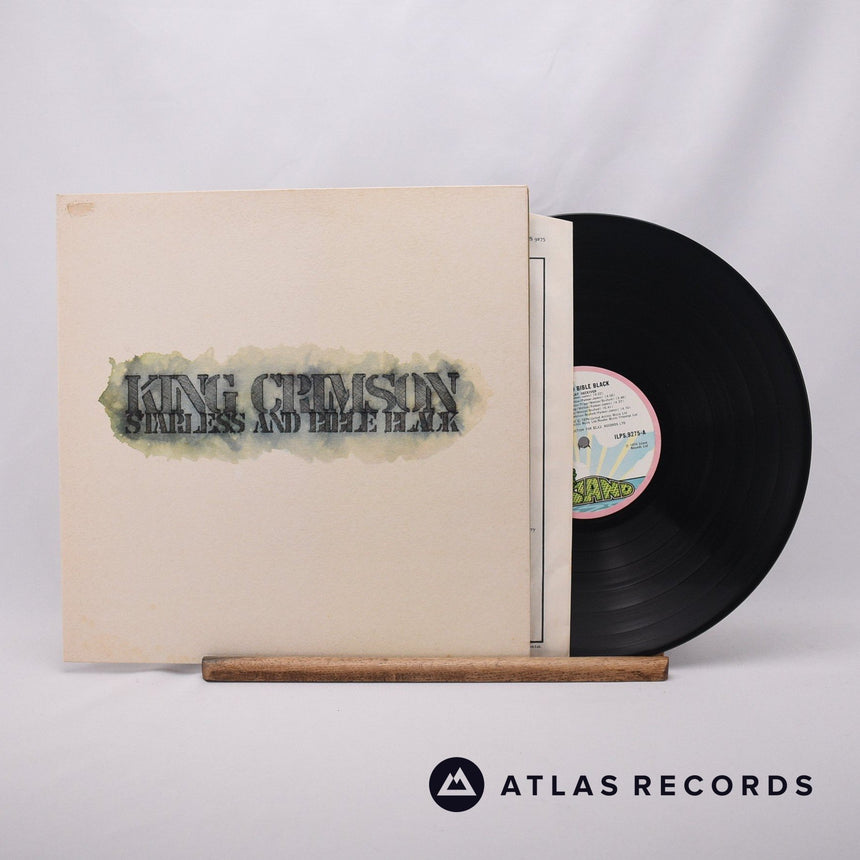 King Crimson Starless And Bible Black LP Vinyl Record - Front Cover & Record