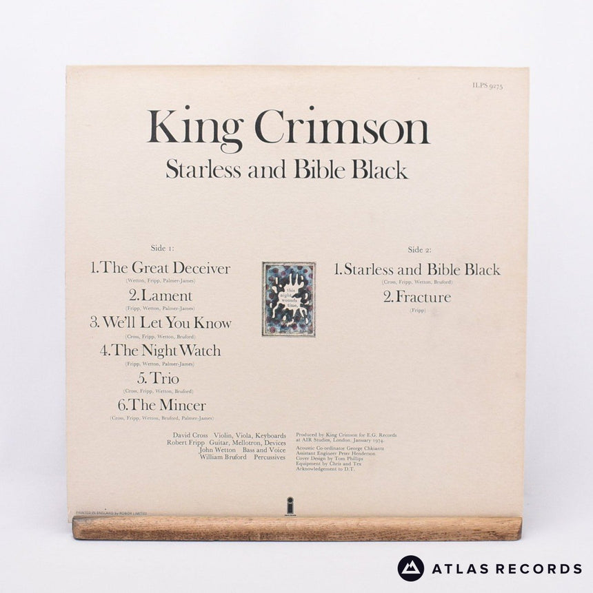 King Crimson - Starless And Bible Black - A2M B3M LP Vinyl Record - VG+/EX