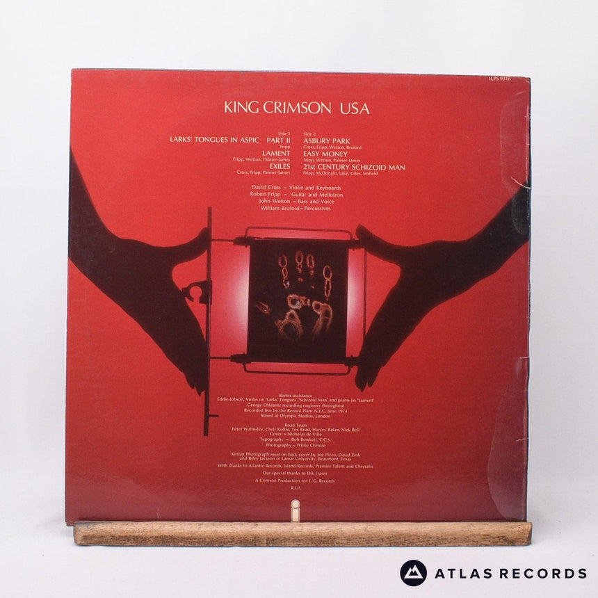 King Crimson - USA - First Uk Press A-1 B-1 LP Vinyl Record - VG+/EX