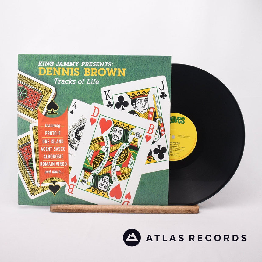 King Jammy Tracks Of Life LP Vinyl Record - Front Cover & Record
