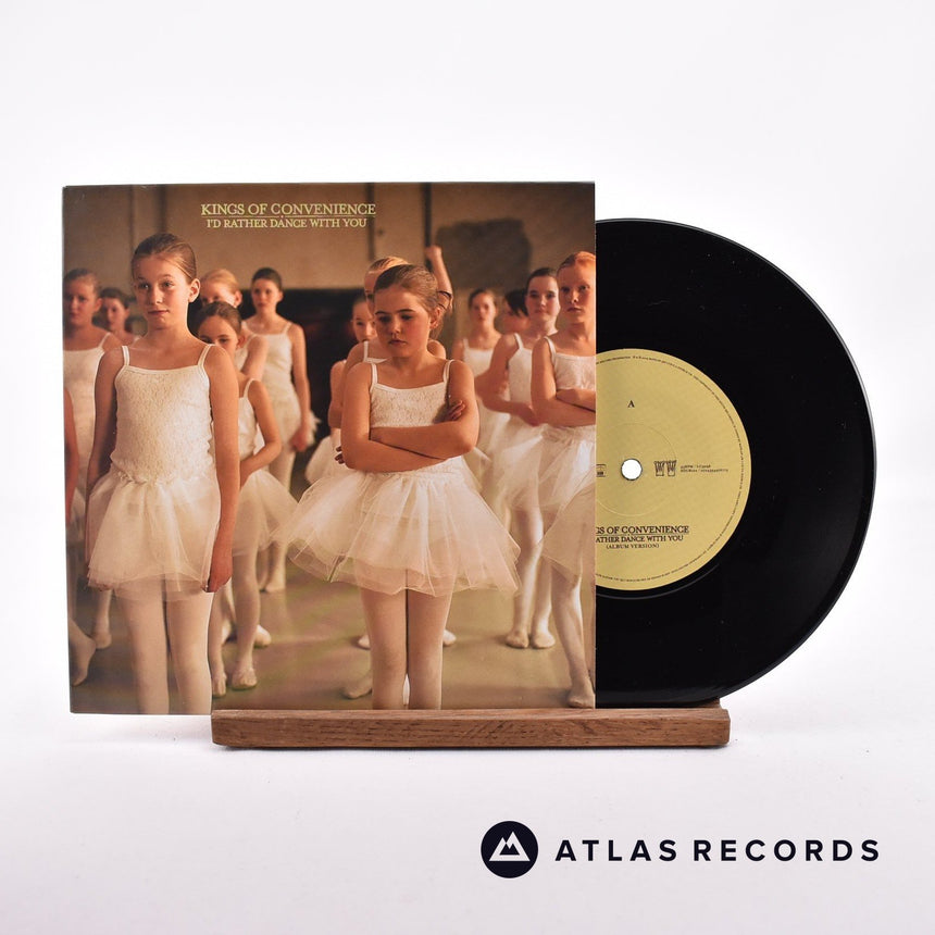 Kings Of Convenience I'd Rather Dance With You 7" Vinyl Record - Front Cover & Record