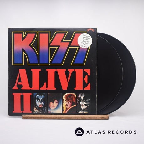 Kiss Alive II Double LP Vinyl Record - Front Cover & Record