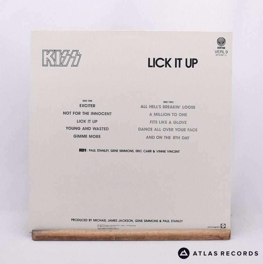 Kiss - Lick It Up - LP Vinyl Record - EX/EX